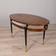 Table basse vintage en bois des années 60, design italien