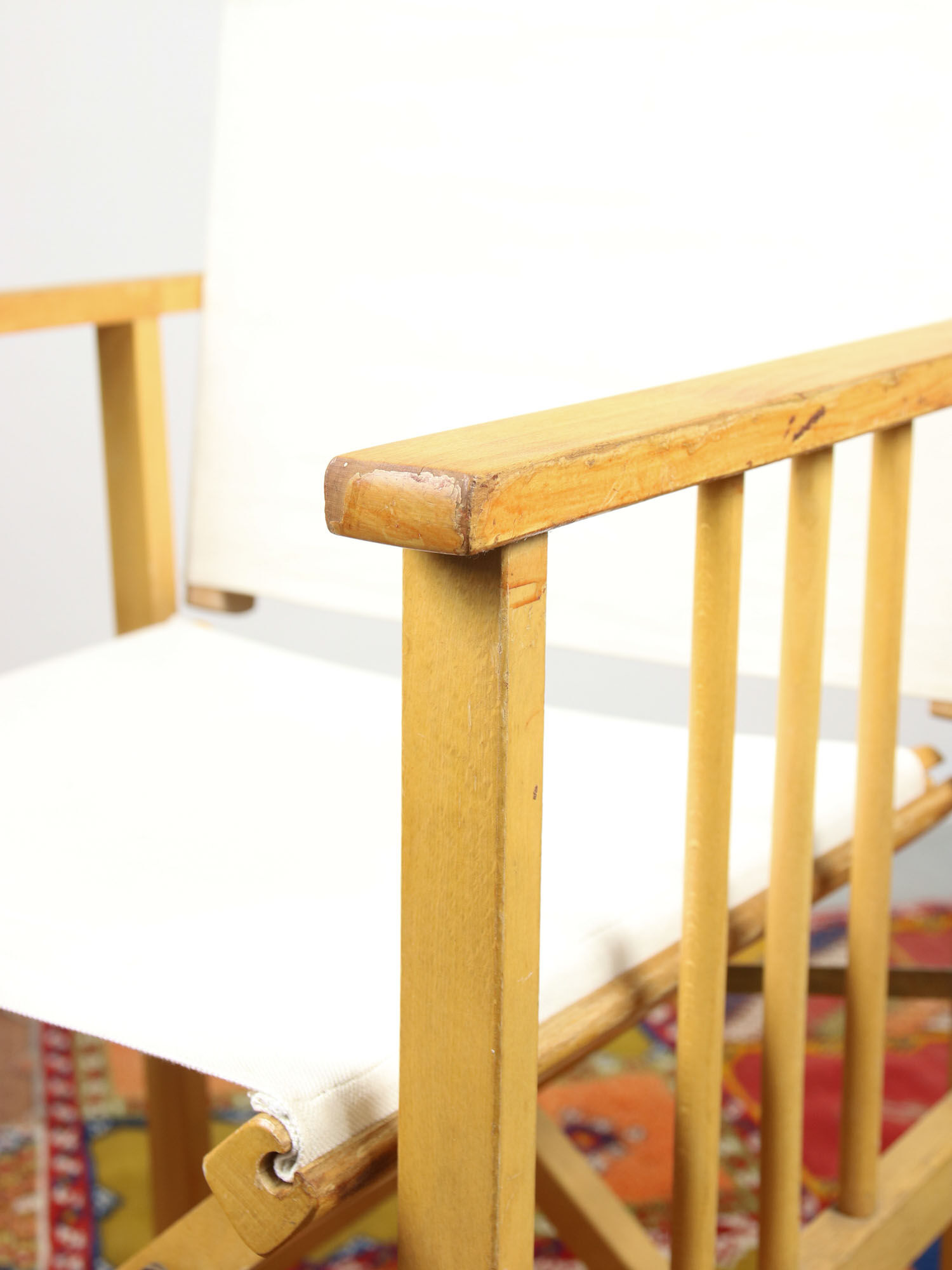 Vintage italian directors folding chair from calligaris