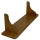 Vintage oak wall rack book shelf 1970s wood minimalist design