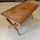Neo-Classical / Directory Style Coffee Table in Marquetry