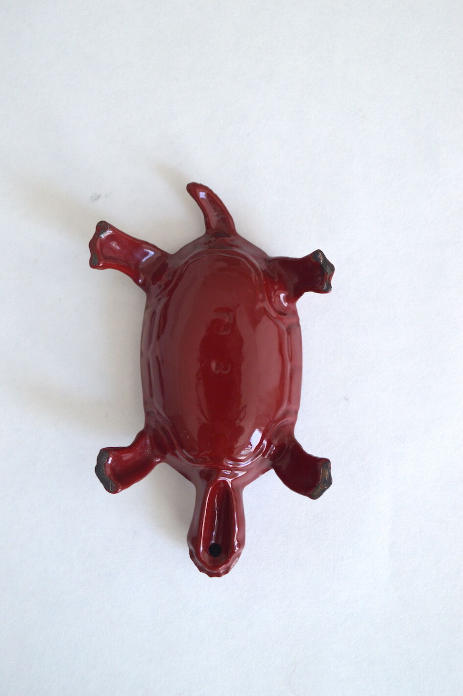 Cast iron turtle ashtray