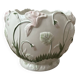 Antique cache-pot, slipware decoration.