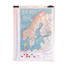 Map 1950 Scandinavia