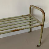 Antique metal bench