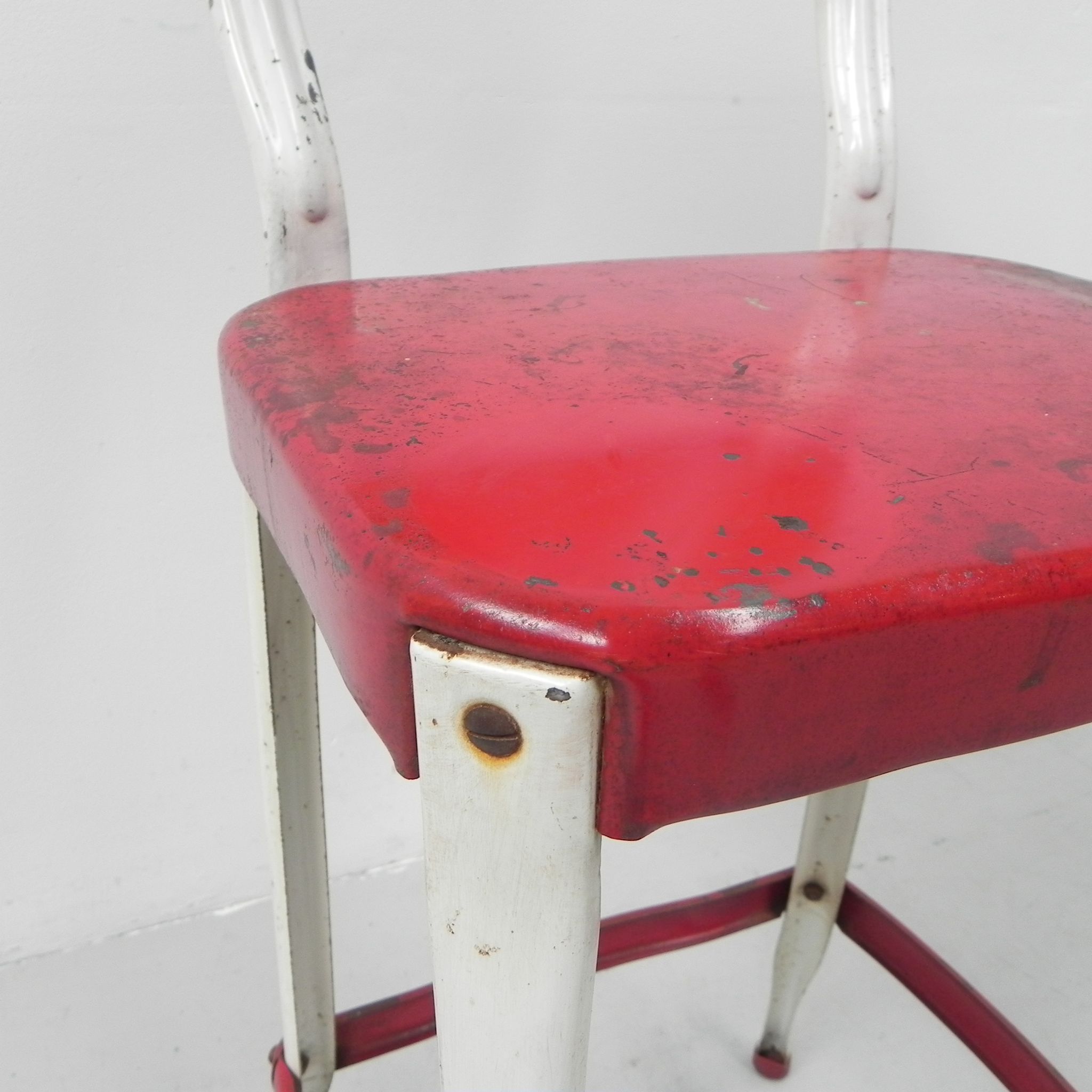 Industrial steel bar stool, stool, Cosco