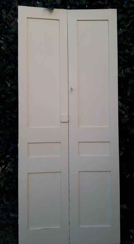 Pair of doors 218,5x92,5cm old closet