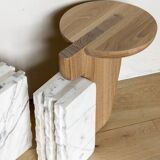 Pedestal table / End table / Bedside table - Shinshoku Collection