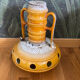 Grand pied de lampe fat lava vintage style Vallauris