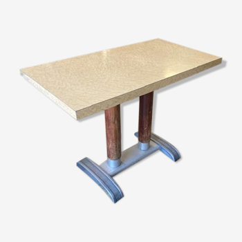 Table rectangulaire de bistrot