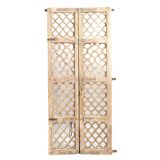 Jali - Antique Indian openwork wooden door no.6