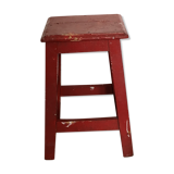Painter red/bordeaux stool