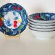6 cups decoration cherries Japan vintage