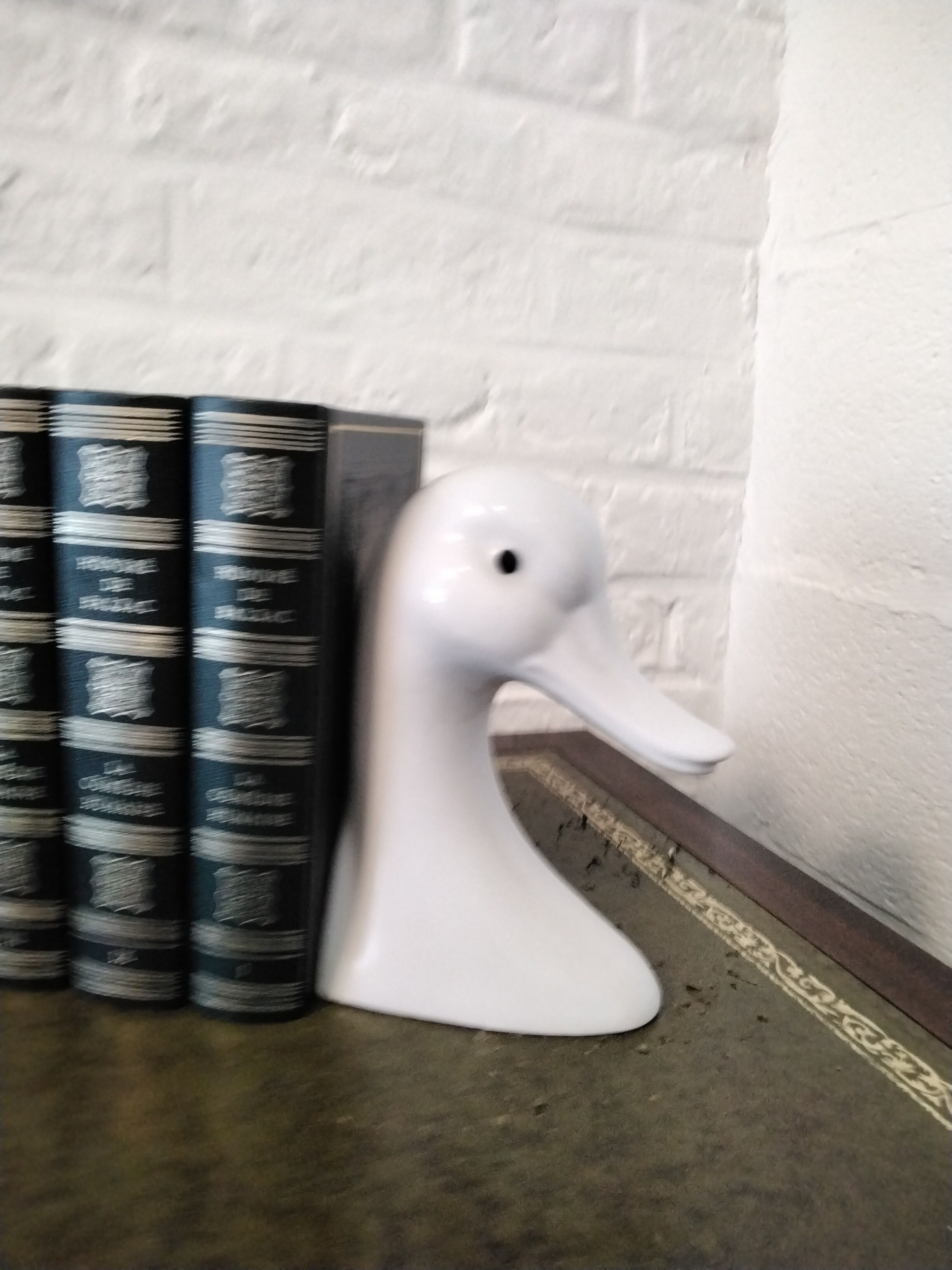 Pair of duck bookends