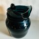 Vintage turquoise blue carafe