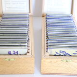 Stamp boxes, stamps, school, theme the4 seasons