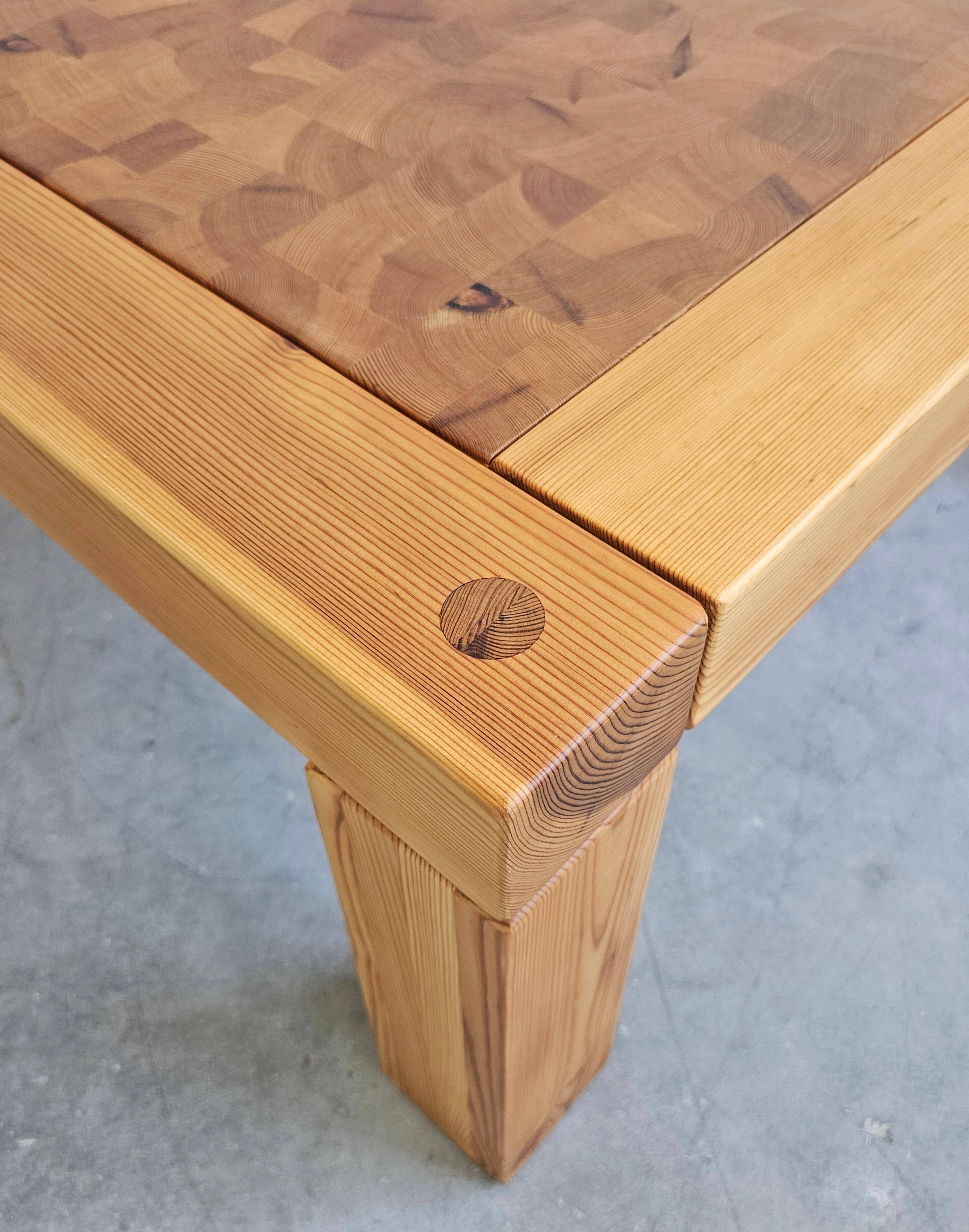 Mid Century side table in pine by Jaob Kielland Brandt