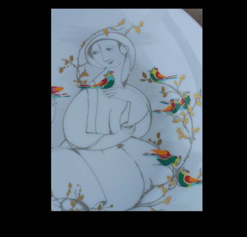 Bjorn Wiinblad plate for Rosenthal