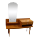 Vintage varnished wood dressing table 1950-1960
