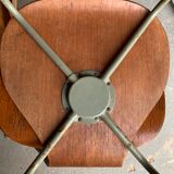 Pair of 3107 chairs - wood & metal