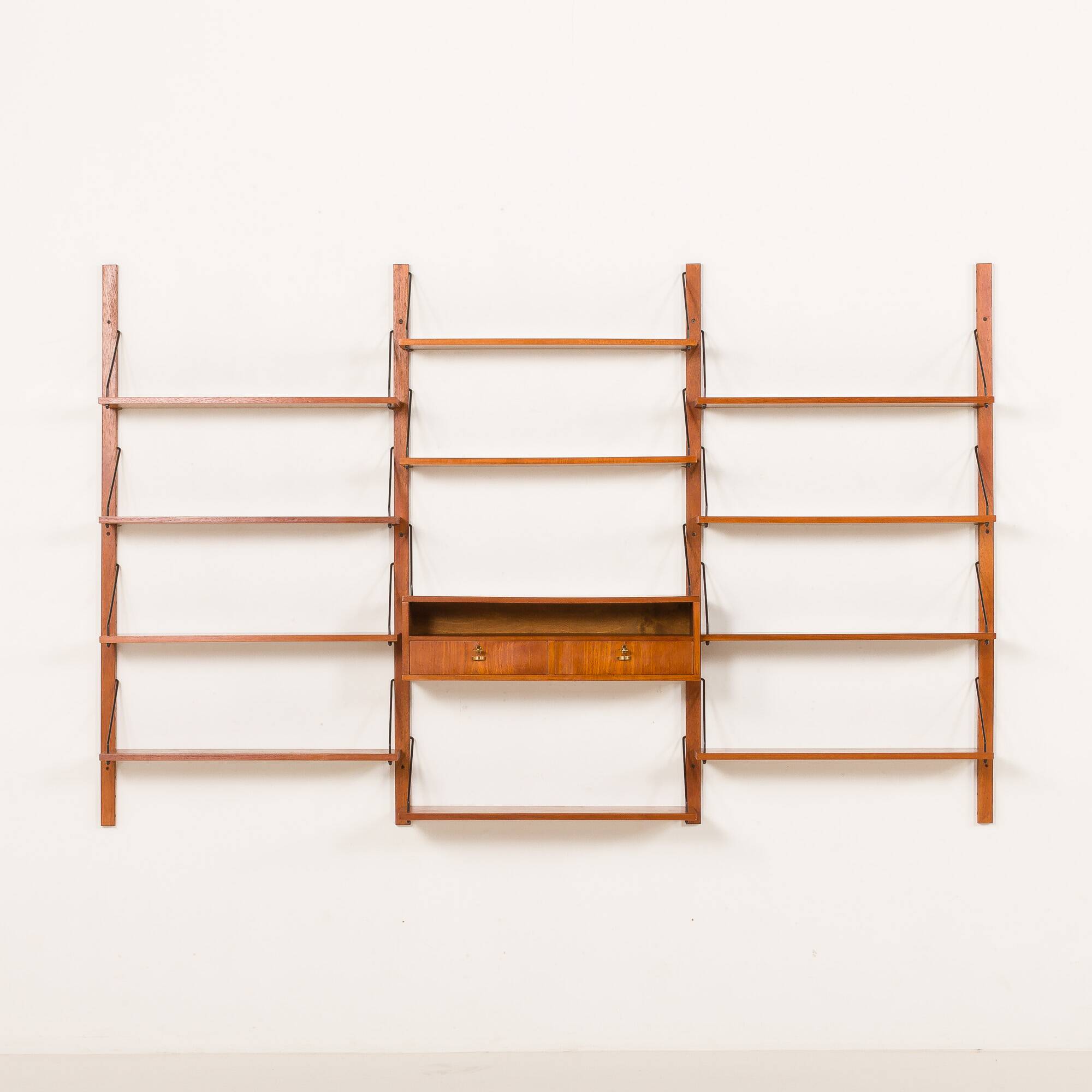 Danish teak bookcase, 1960s