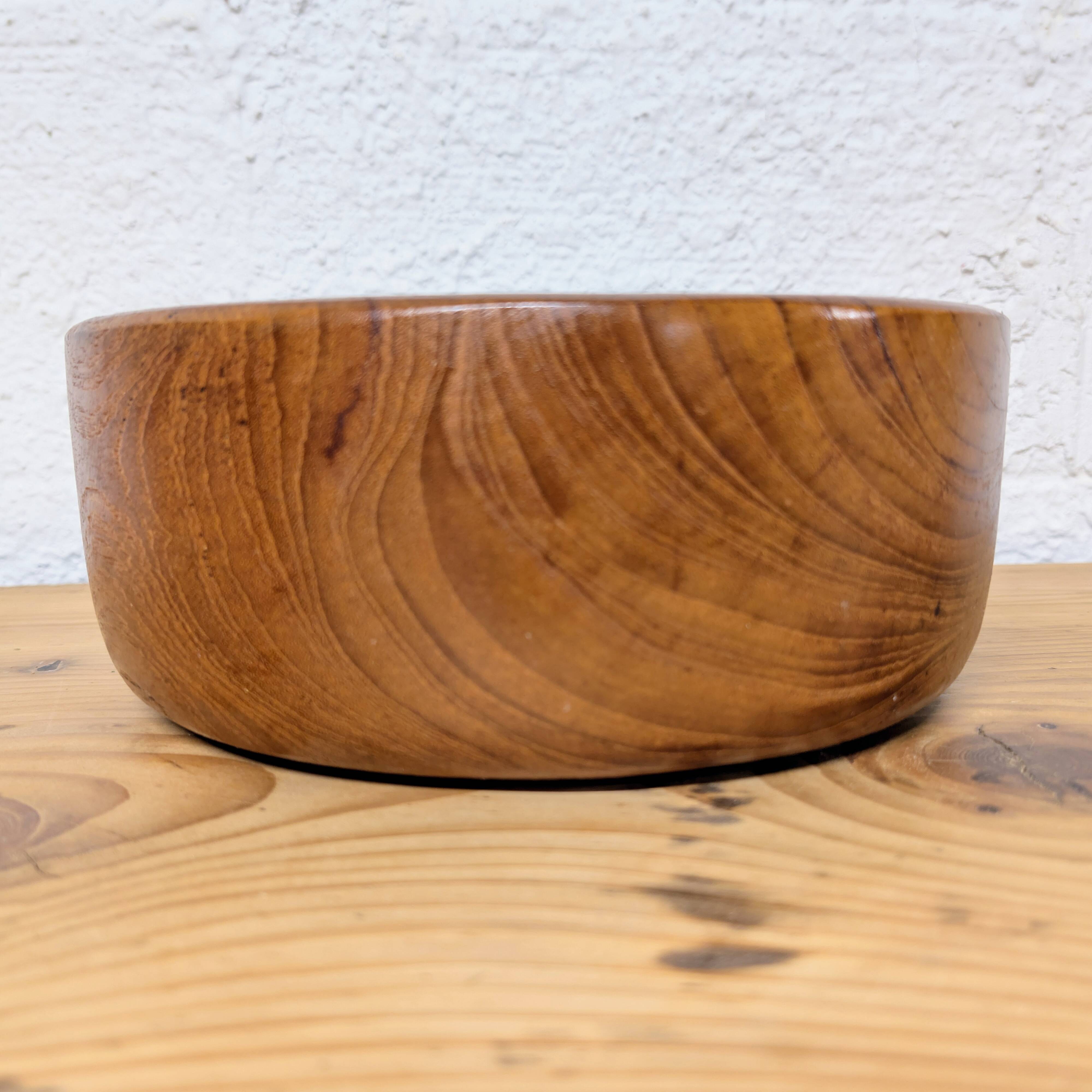 Teak salad bowl