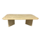 Table basse en travertin des années 70 Italy