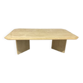 Travertine coffee table from the 70s Italy