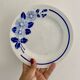 Set of 10 mismatched vintage dessert plates