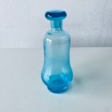 Blue glass decanter