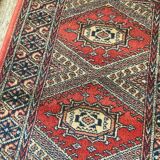 Vintage Samarkand rug duo by Louis De Poortere