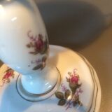 Miroir pivotant avec pied en porcelaine