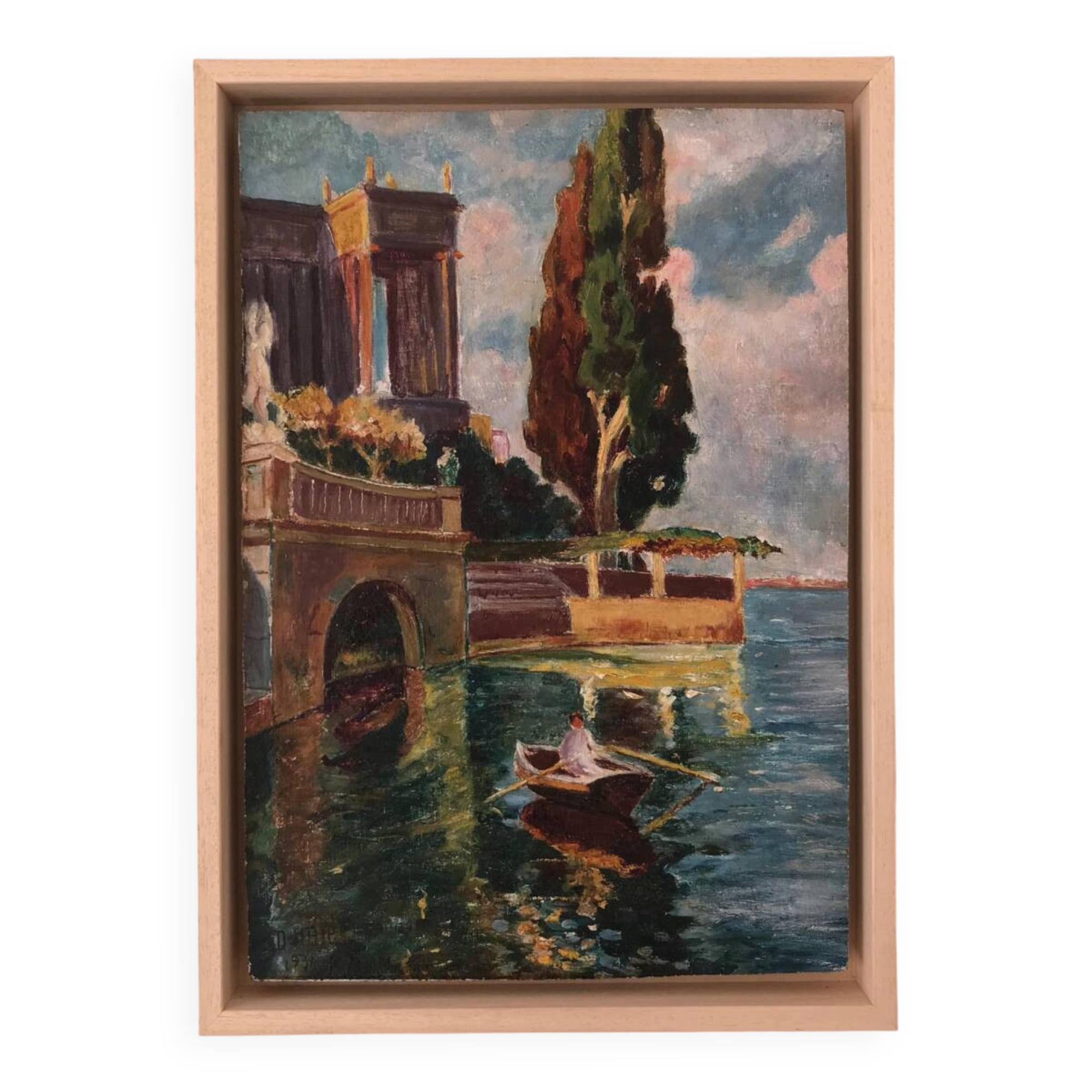 The boat ride, 1934. Oil on canvas.