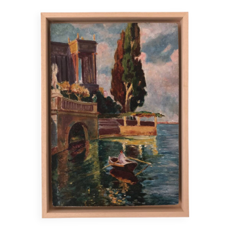The boat ride, 1934. Oil on canvas.