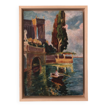 The boat ride, 1934. Oil on canvas.