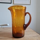 Amber glass decanter from Biot