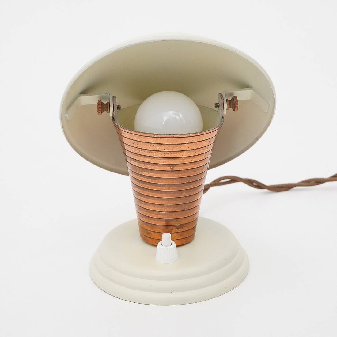 Bedside lamp with adjustable lampshade, 1930s