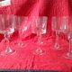 6 crystal stemmed glasses