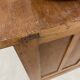 Oak and veneer counter or desk