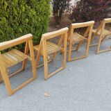 4 folding chairs