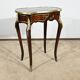Small Living Room Table in Rosewood and Marquetry, Louis XV style, Napoleon III – Middle XI period