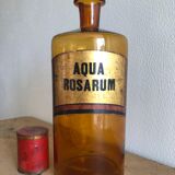 Old bottle of pharmacy "rose water"