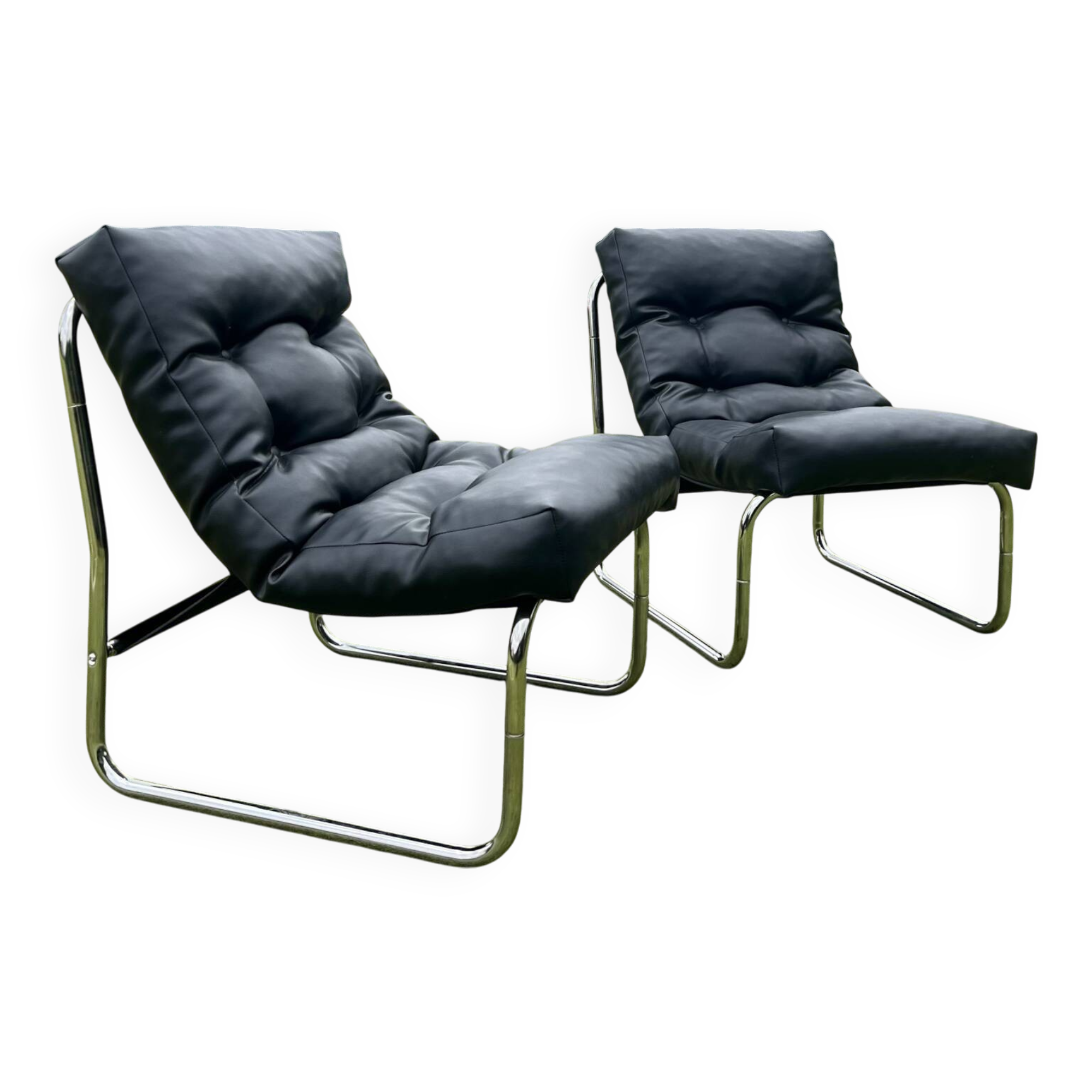 Pair of Pixi armchairs by Gillis Lundgren for IKEA