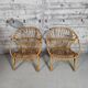 Paire de fauteuil vintage en rotin