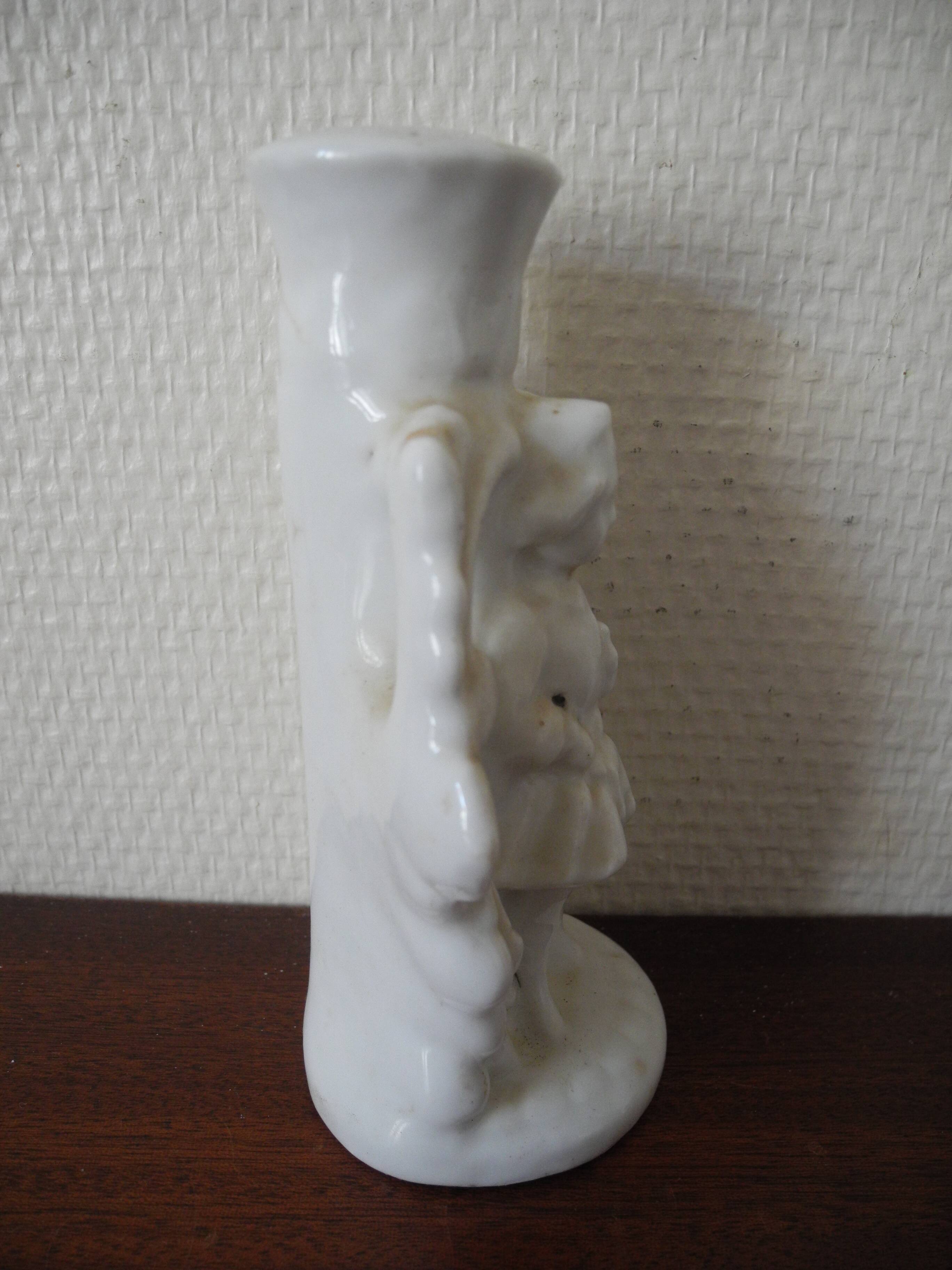 Antique porcelain candlestick decorative antique porcelain candlestick