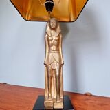 Egyptian table lamp, Hollywood Regency style, 1970