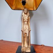 Egyptian table lamp, Hollywood Regency style, 1970