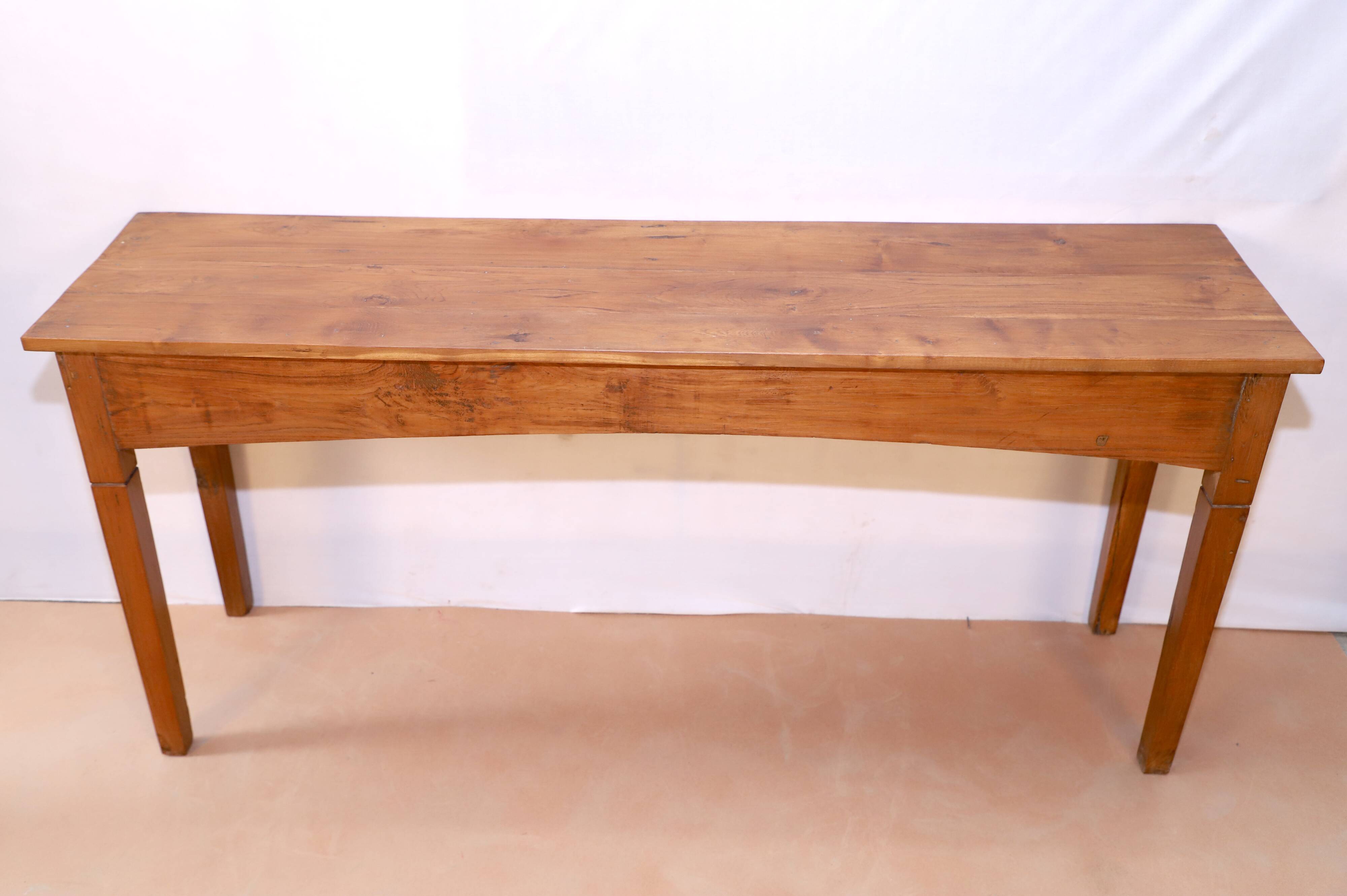 Burmese teak console