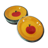 Pack of 6 plates dessert apple St Clement
