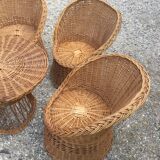 Wicker lounge