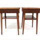 2 tables de chevet en acajou, Suède, 1950
